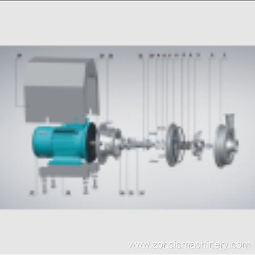 applied in pharmaceutical field sanitary centrifugal pump